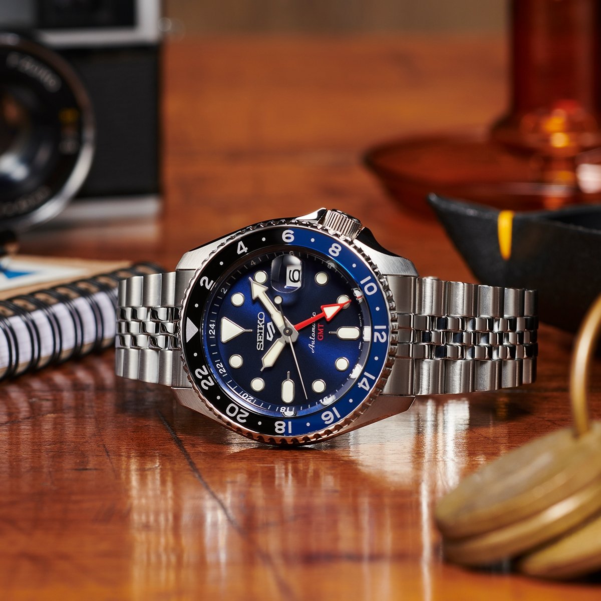 Seiko 5 Sports ‘Blueberry’ GMT SKX Re - Interpretation Men's Watch | SSK003K1 | TIME Watches