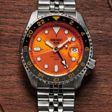 Seiko 5 Sports ‘Mikan Orange’ GMT SKX Re-Interpretation Men's Watch - SSK005K1 | Time Watch Specialists