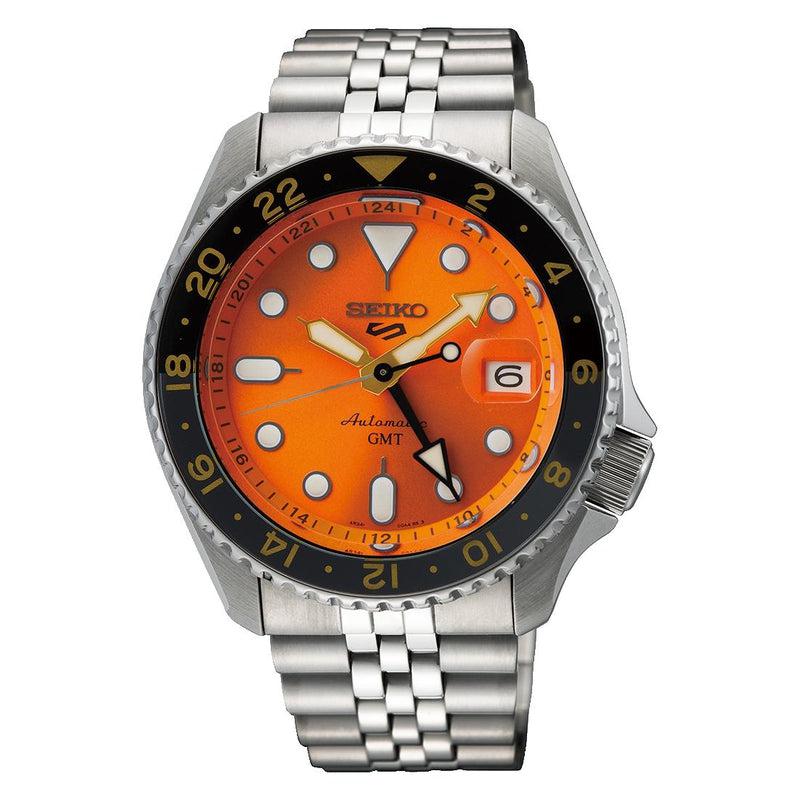Seiko 5 Sports ‘Mikan Orange’ GMT SKX Re - Interpretation Men's Watch | SSK005K1 | TIME Watches