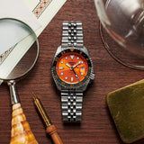 Seiko 5 Sports ‘Mikan Orange’ GMT SKX Re-Interpretation Men's Watch - SSK005K1 | Time Watch Specialists