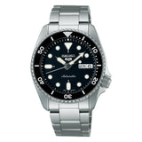 Seiko 5 Sports SKX ‘Midi’ Black Men's Watch | SRPK29K1 | Time Watch Specialists