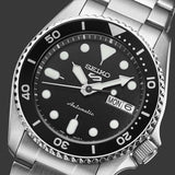 Seiko 5 Sports SKX ‘Midi’ Black Men's Watch | SRPK29K1 | Time Watch Specialists