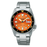 Seiko 5 Sports SKX ‘Midi’ Orange Men's Watch | SRPK35K1 | Time Watch Specialists