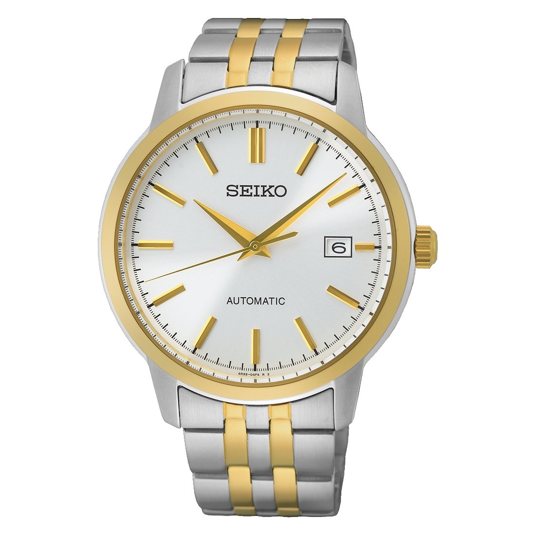 Seiko Automatic Two Tone Stainless Steel Men's Dress Watch | SRPH92K1 | TIME Watches