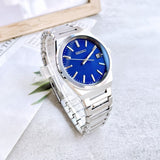 Seiko Blue Dial Silver Stainless Steel Strap Men's Watch | SUR555P1 | Time Watch Specialists