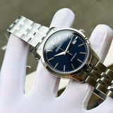 Seiko Blue Dial Silver Stainless Steel Unisex Dress Watch | SRPH87K1 | Time Watch Specialists