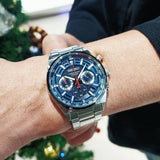 Seiko Chronograph Quartz Blue Dial Men's Watch - SSB407P1 | Time Watch Specialists