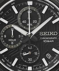 SEIKO Conceptual Quartz Chronograph in Black Men's Watch | SSB421P1 | TIME Watches