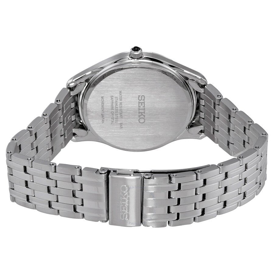 Seiko Quartz Cream Dial Stainless Steel Men's Watch | SRK047P1 | TIME Watches