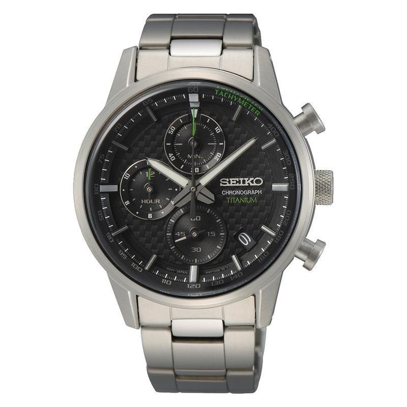 Seiko Titanium Chronograph Men's Watch | SSB389P1 | TIME Watches