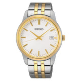 SEIKO Two Tone Dress Stainless Steel Men's Watch - SUR402P1 | Time Watch Specialists