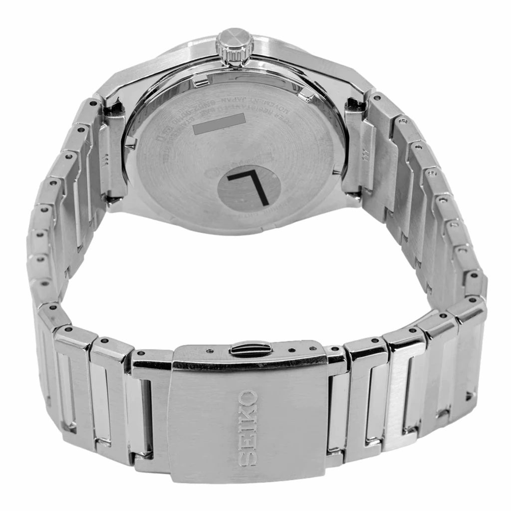 Seiko White Dial Silver Stainless Steel Strap Men's Watch | SUR553P1 | Time Watch Specialists