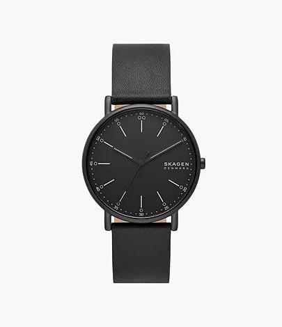 Signatur Three - Hand Black Leather Men's Watch | SKW6902 | TIME Watches
