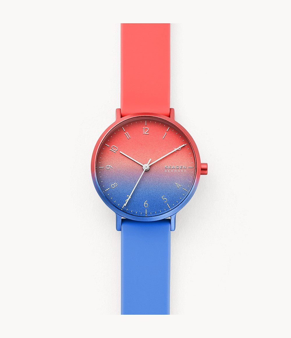 Skagen Aaren Blue,Pink Round Aluminum Women's Watch | SKW2901 | TIME Watches