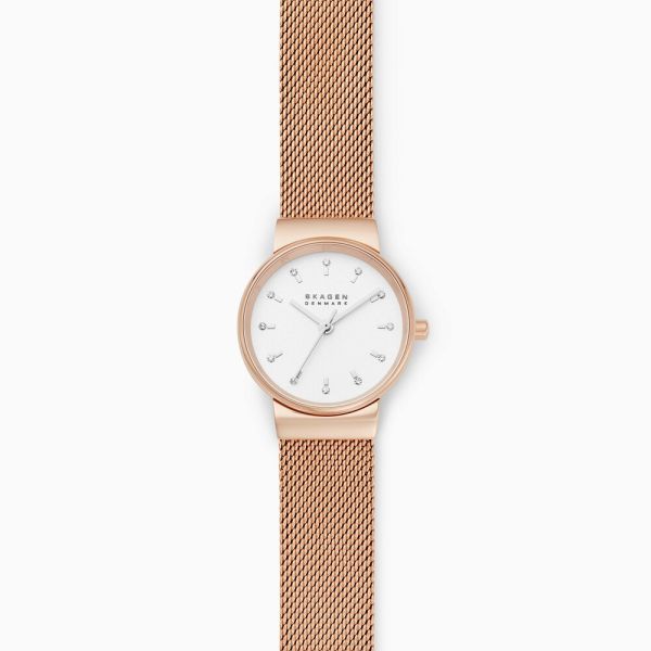 Skagen Ancher Rose Gold Stainless Steel Round Women's Watch | SKW7201 | TIME Watches
