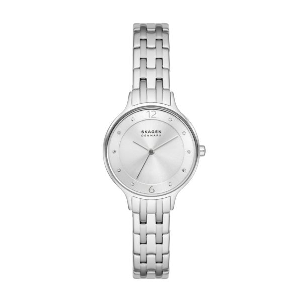 Skagen Anita Lille Three - Hand Silver Stainless Steel Woman's Watch | SKW3126 | TIME Watches