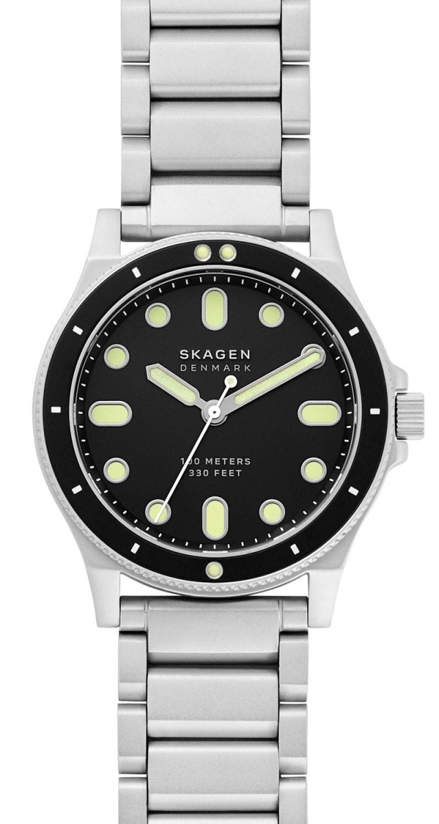 Skagen Fisk Silver Round Stainless Steel Men's Watch | SKW6666 | TIME Watches