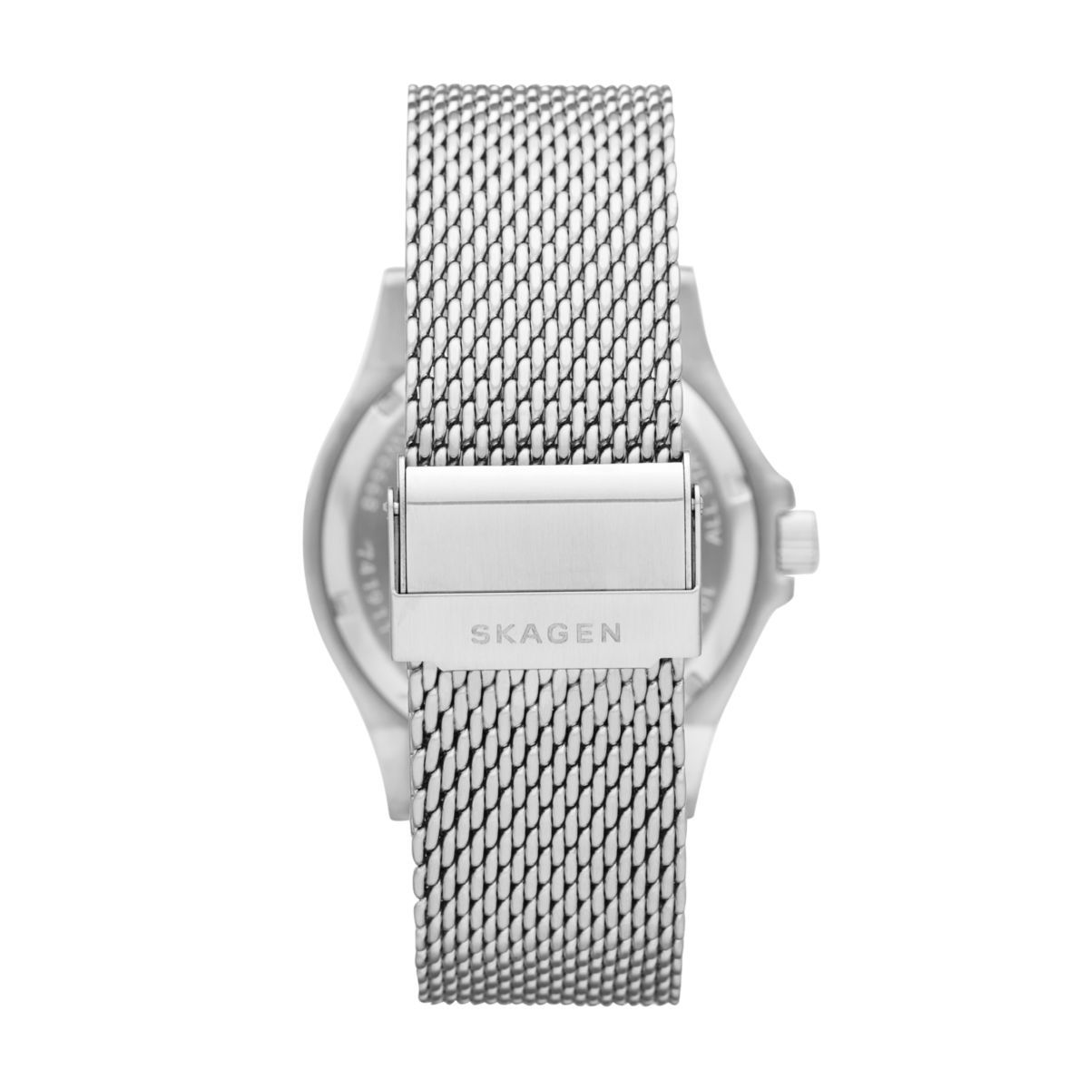 Skagen silver mesh watch deals