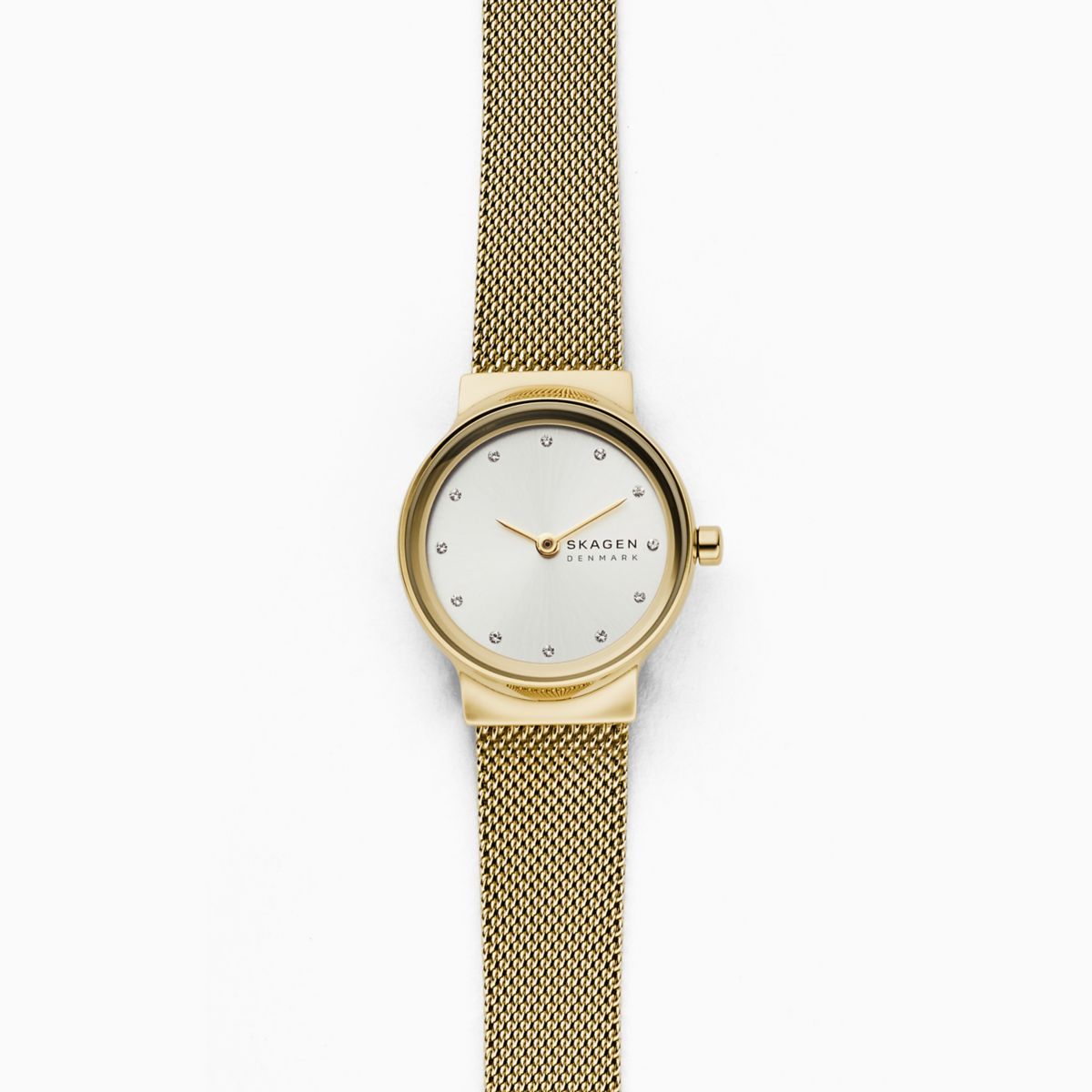 Skagen Freja Gold Round Stainless Steel Mesh Women's Watch | SKW2717 | TIME Watches