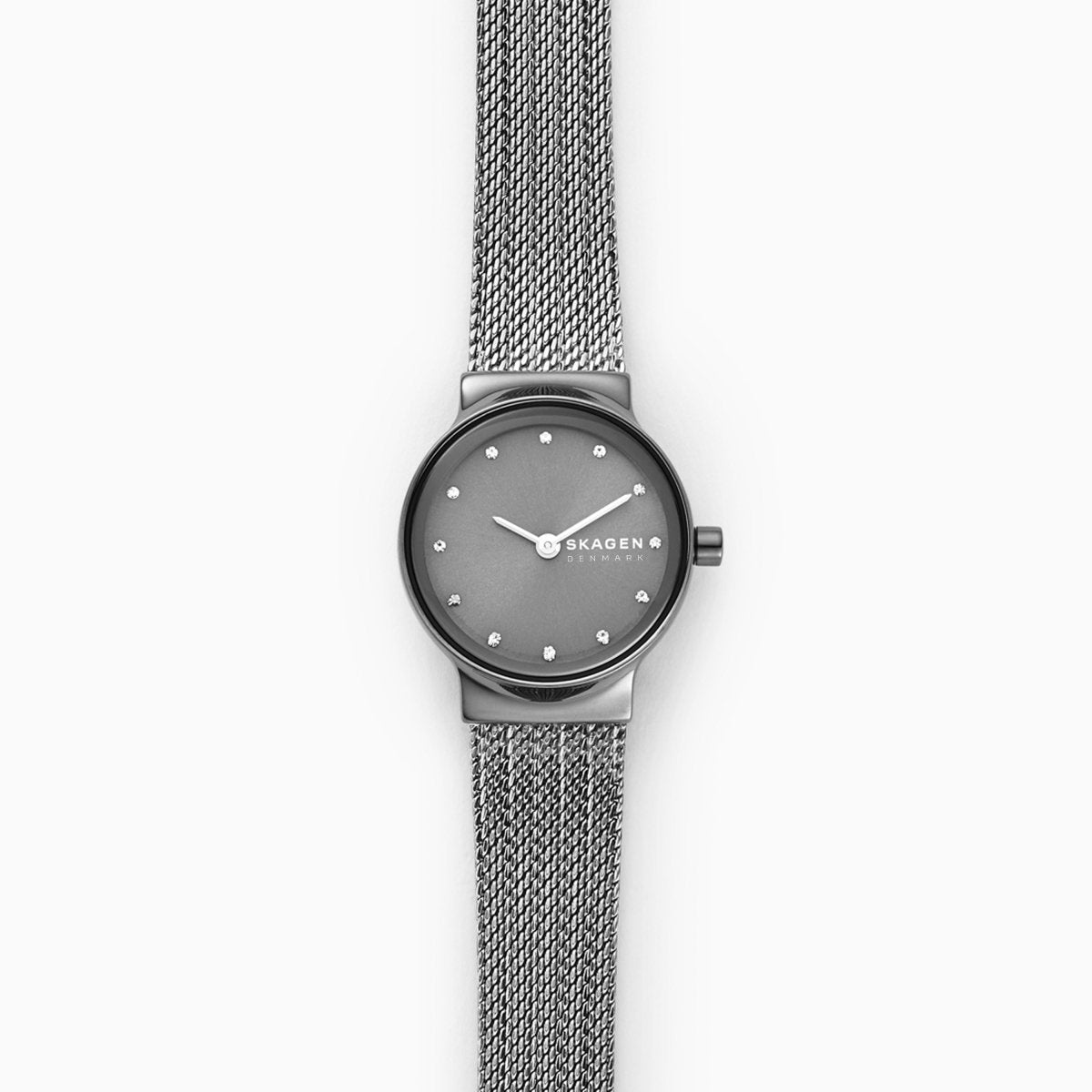 Skagen Freja Gunmetal Round Stainless Steel Mesh Women's Watch | SKW2700 | TIME Watches