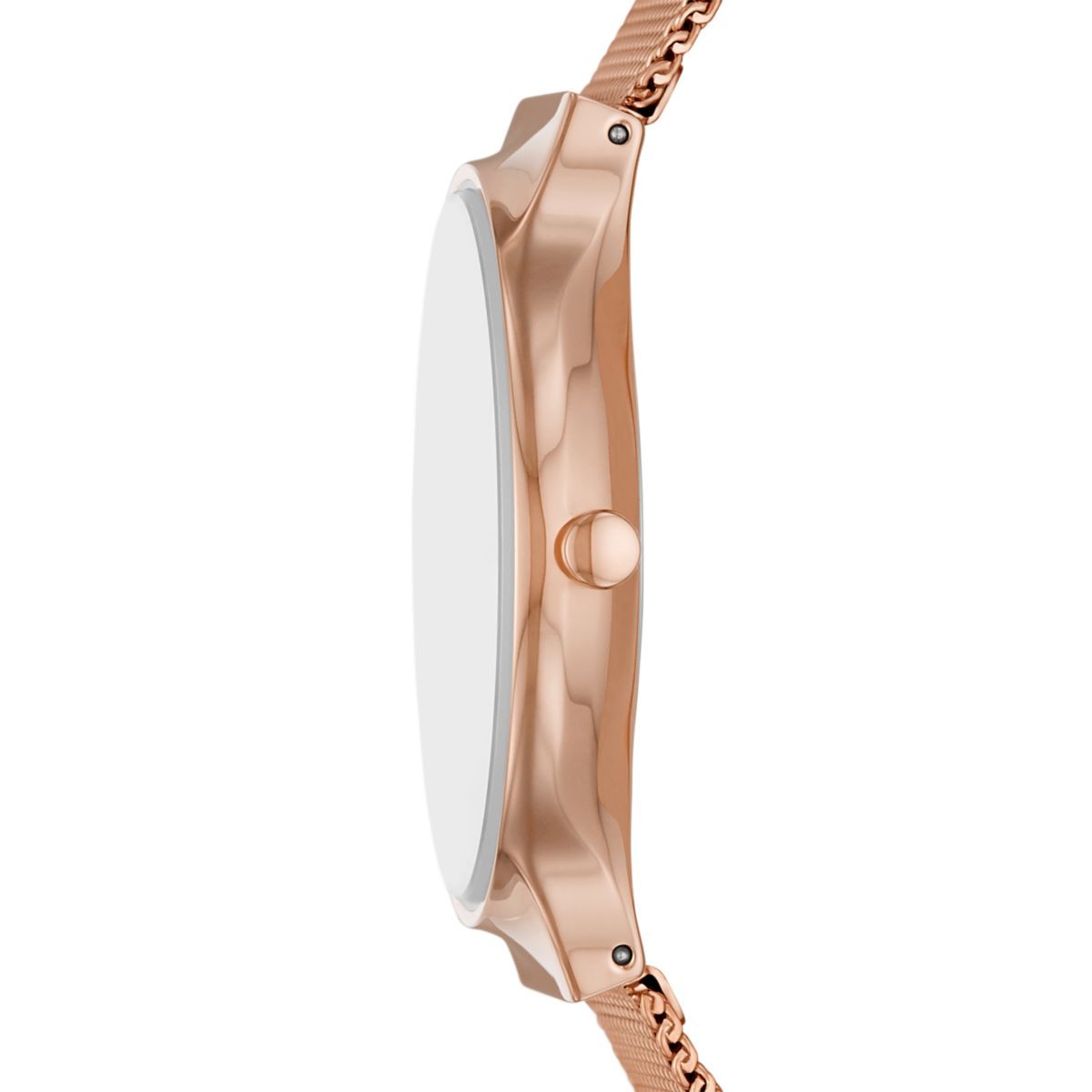 Skagen Freja Two - Hand Rose Gold - Tone Stainless Steel Mesh Watch | SKW3020 | TIME Watches