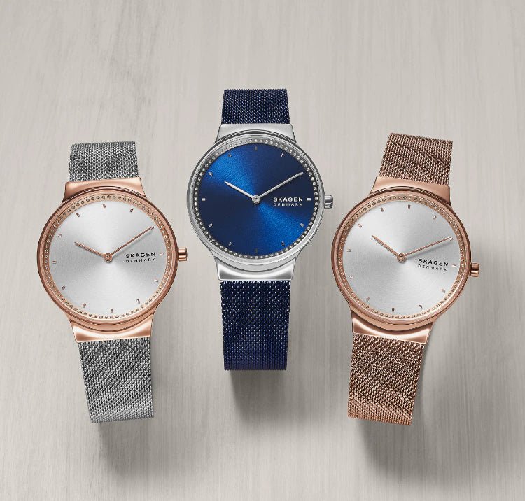 Skagen Freja Two - Hand Silver Stainless Steel Mesh Women's Watch | SKW3028 | TIME Watches