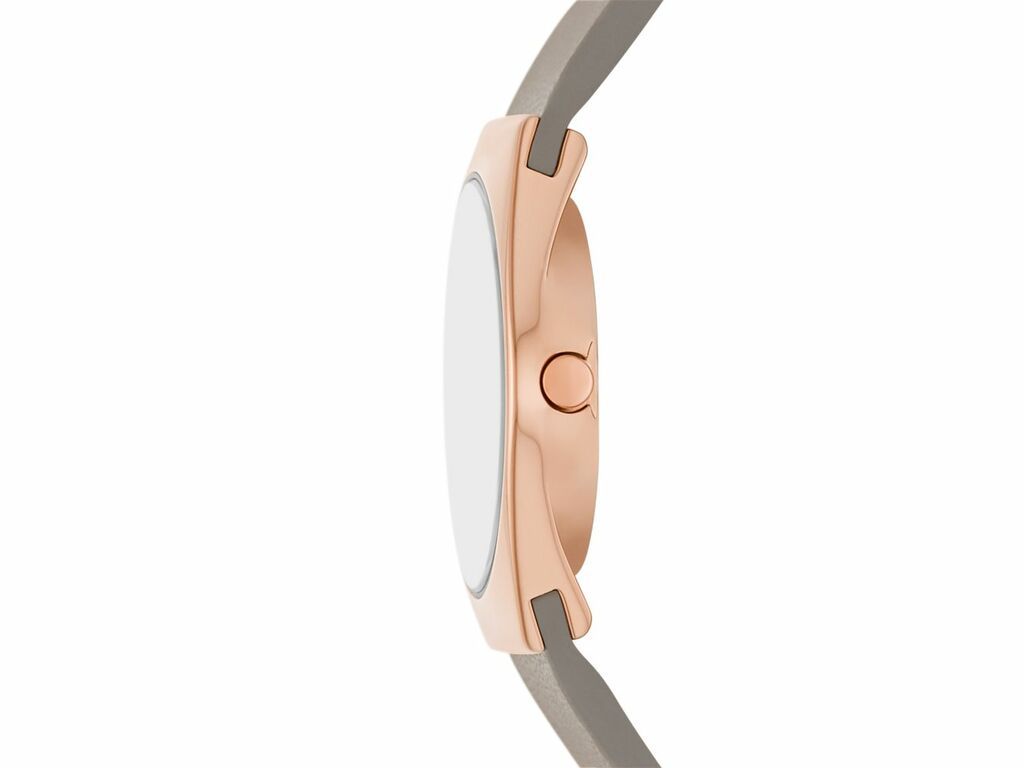Skagen Grenen Lille Solar - Powered Greystone Leather WOmen's Watch | SKW3079 | TIME Watches