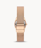 Skagen Grenen Lille Solar-Powered Rose Gold Stainless Steel Mesh Women's Watch | SKW3078 | Time Watch Specialists