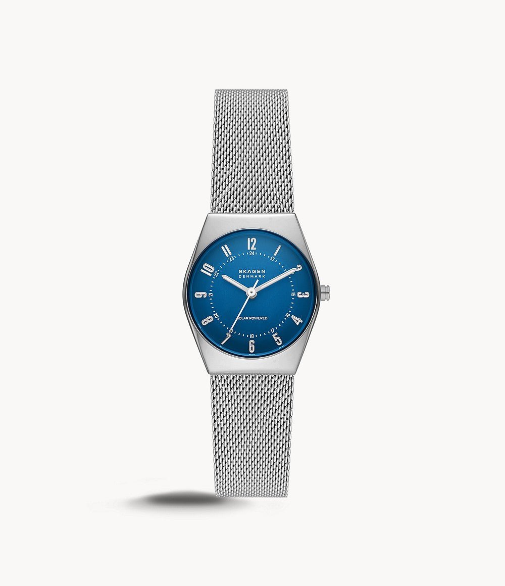 Skagen Grenen Lille Solar - Powered Stainless Steel Mesh Women's Watch | SKW3080 | TIME Watches
