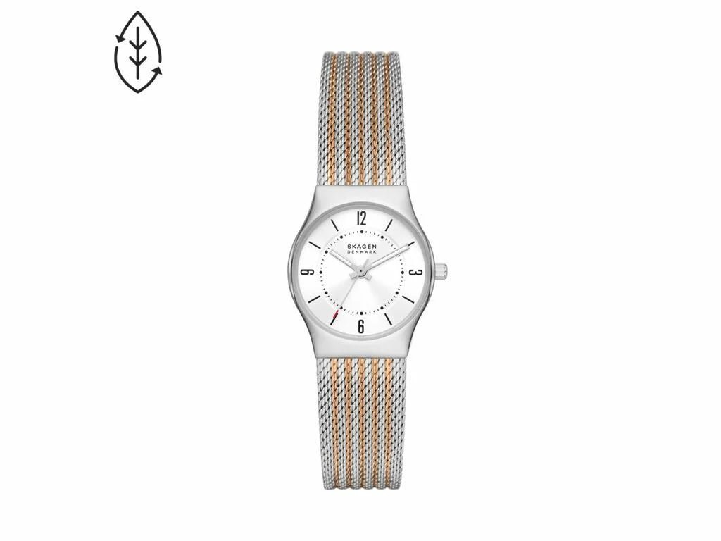 Buy Skagen Grenen Lille Three Hand Two Tone Stainless Steel Mesh