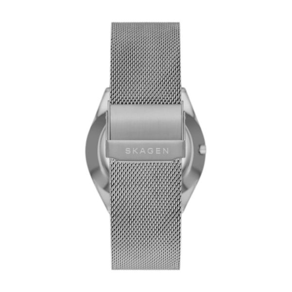 Skagen Grenen Solar - Powered Charcoal Stainless Steel Mesh Men's Watch | SKW6836 | TIME Watches