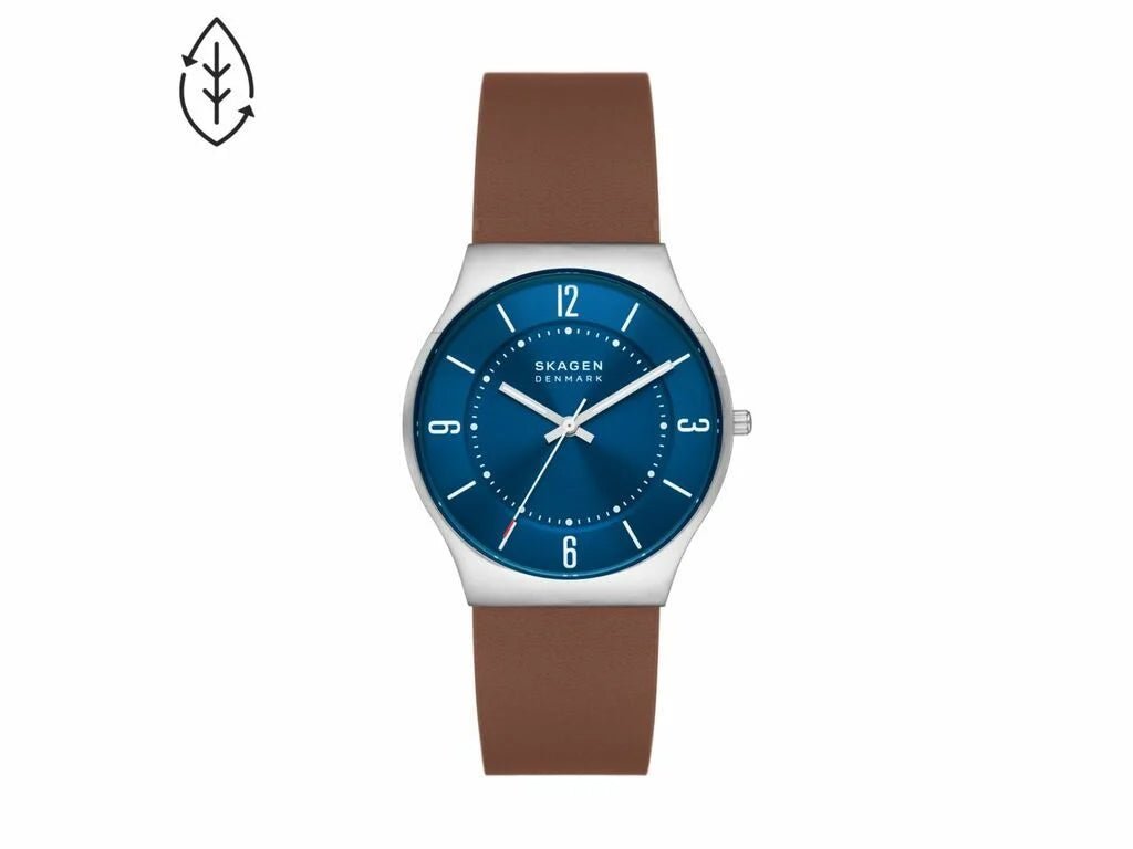 Skagen Grenen Three - Hand Espresso Leather Watch | SKW6852 | TIME Watches