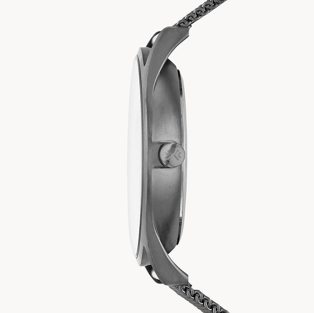 Skagen Holst Chronograph Charcoal Steel Mesh Multifunction Men's Watch | SKW6180 | TIME Watches