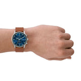 Skagen Holst Chronograph Luggage Leather Men's Watch | SKW6916 | Time Watch Specialists