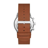 Skagen Holst Chronograph Luggage Leather Men's Watch | SKW6916 | Time Watch Specialists