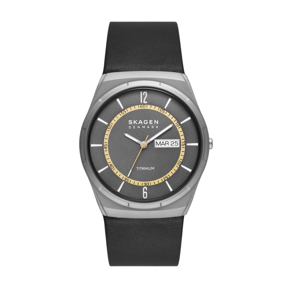 Skagen Melbye Titanium Three - Hand Day - Date, Gray Titanium Men's Watch | SKW6907 | TIME Watches
