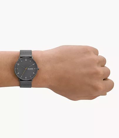 Skagen stainless sales steel mesh watch