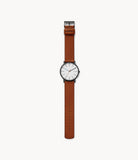 Skagen Signatur Black Round Leather Men's Watch - SKW6374 | Time Watch Specialists