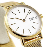 Skagen Signatur Gold Round Stainless Steel Mesh Women's Watch | SKW2693 | Time Watch Specialists