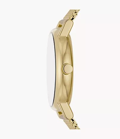 Skagen Signatur Lille Two - Hand Gold Stainless Steel Mesh Woman's Watch | SKW3111 | TIME Watches