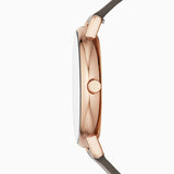 Skagen Signatur Rose Gold Round Leather Women's Watch - SKW2794 | Time Watch Specialists