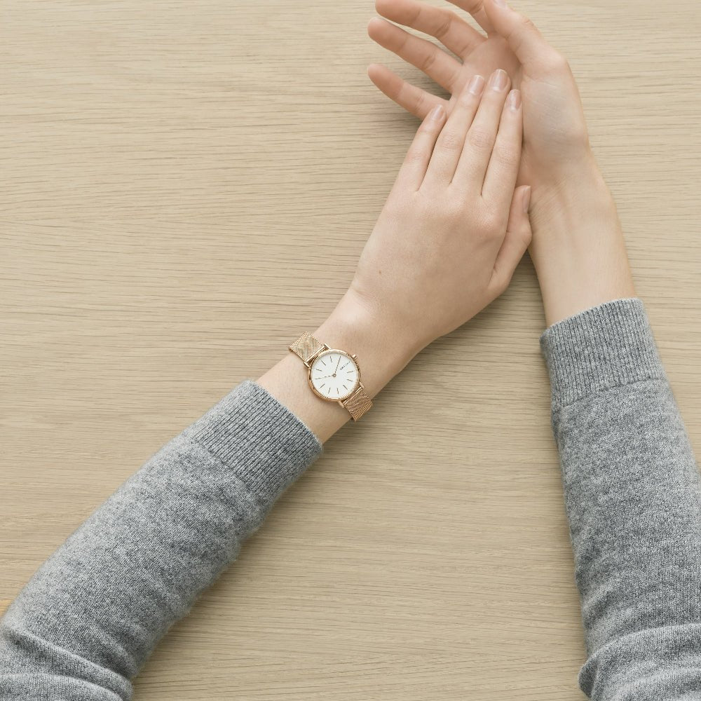 Skagen Signatur Rose Gold Round Women's Watch - SKW2694 | Time Watch Specialists