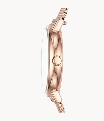 Skagen Signatur Rose Gold Round Women's Watch - SKW2694 | Time Watch Specialists