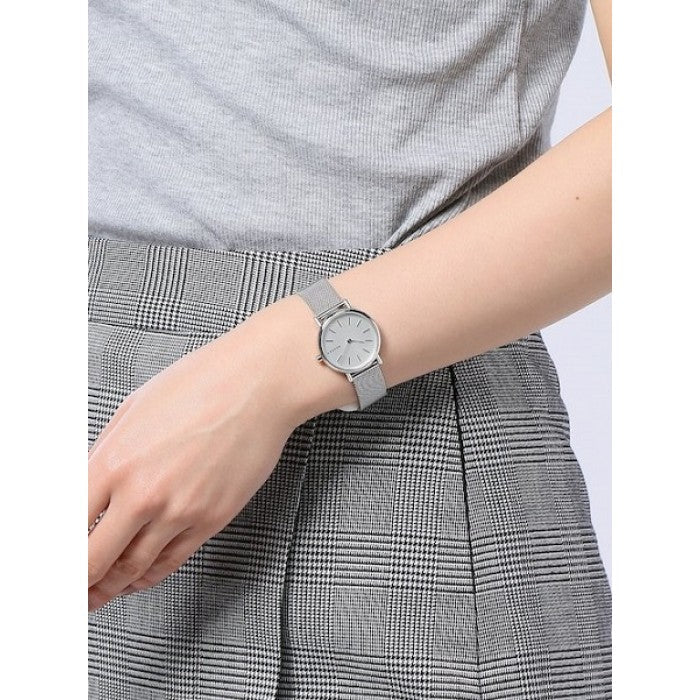 Skagen Signatur Silver Round Stainless Steel Women's Watch | SKW2692 | Time Watch Specialists