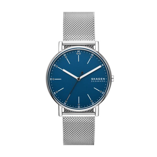 Skagen Signatur Three - Hand, Silver Stainless Steel Mesh Men's Watch | SKW6904 | TIME Watches