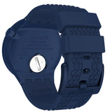 Swatch BB Navy Quartz Blue Dial Silicone Strap Unisex Watch | SO27N100 | Time Watch Specialists