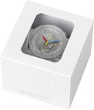 Swatch Big Bold Standard Quartz Casual Unisex Transparent Watch | SB01K100 | Time Watch Specialists