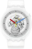 Swatch Big Bold Standard Quartz Casual Unisex Transparent Watch | SB01K100 | Time Watch Specialists