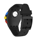 Swatch BLACK-ONE Unisex Watch | SUSB416 | Time Watch Specialists