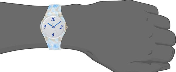 Swatch Bluquarelle Grey Dial Woman's Watch | SUOW149
